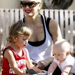 Gwen Stefani and her kids