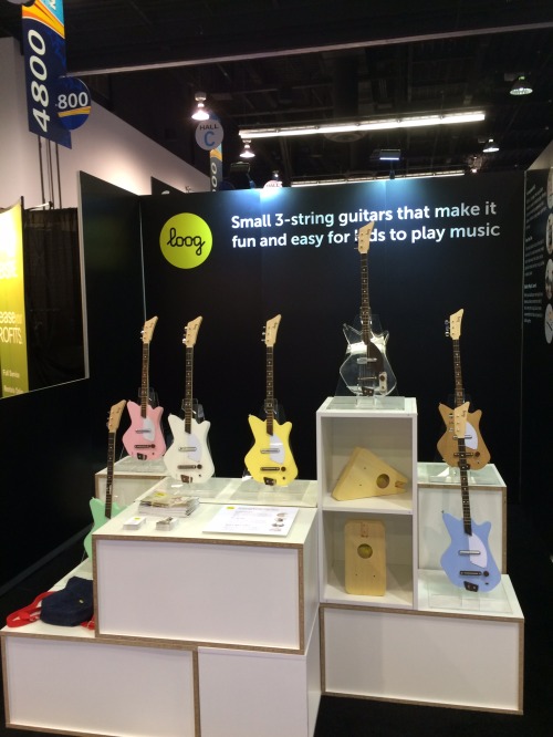 Loog Guitars at NAMM 2015