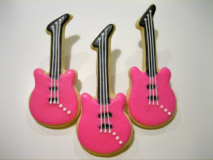 Guitar cookies