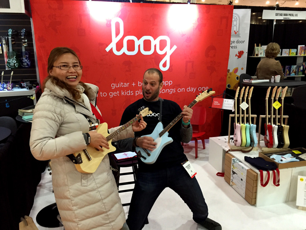 Loog Guitars at Toy Fair NY 2016